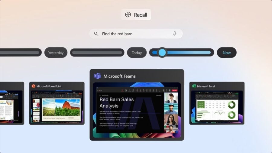 Microsoft анонсувала Recall – нову функцію, яка дозволить швидко повертатися до попередніх активностей