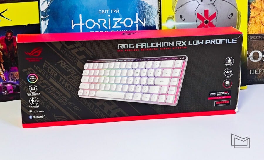 ASUS ROG Falchion RX Low Profile review: compact wireless keyboard with optical switches