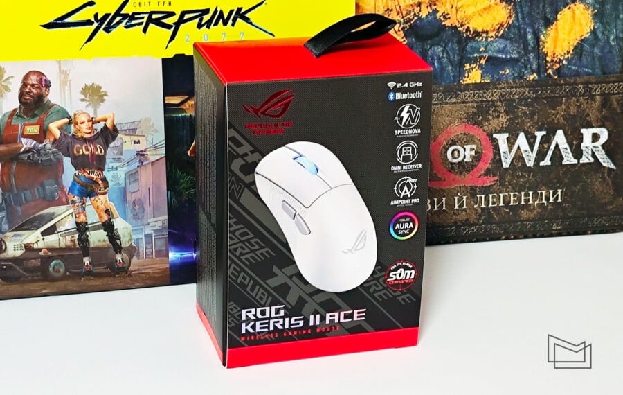 ASUS ROG Keris II Ace review: lightweight and comfortable wireless mouse with a top-notch sensor