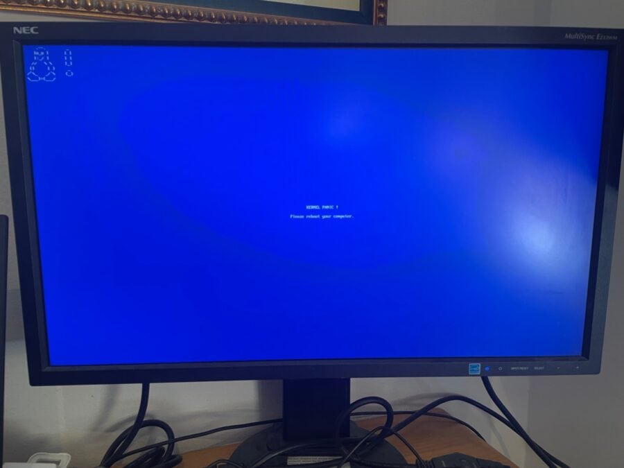 Linux gets its own blue screen of death