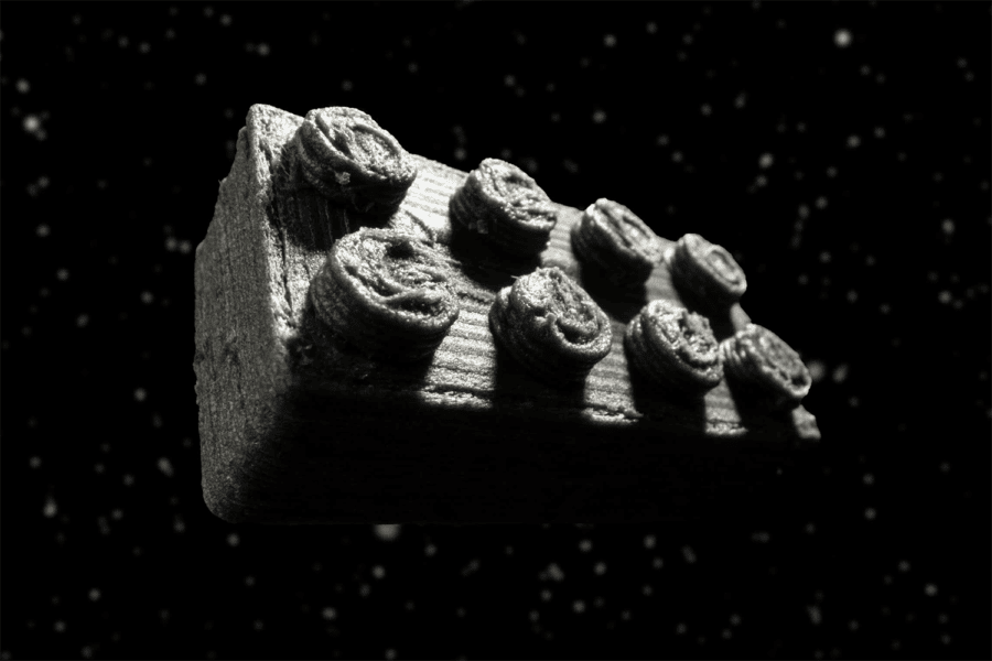Lego has created bricks from meteorite dust and displays them in its stores