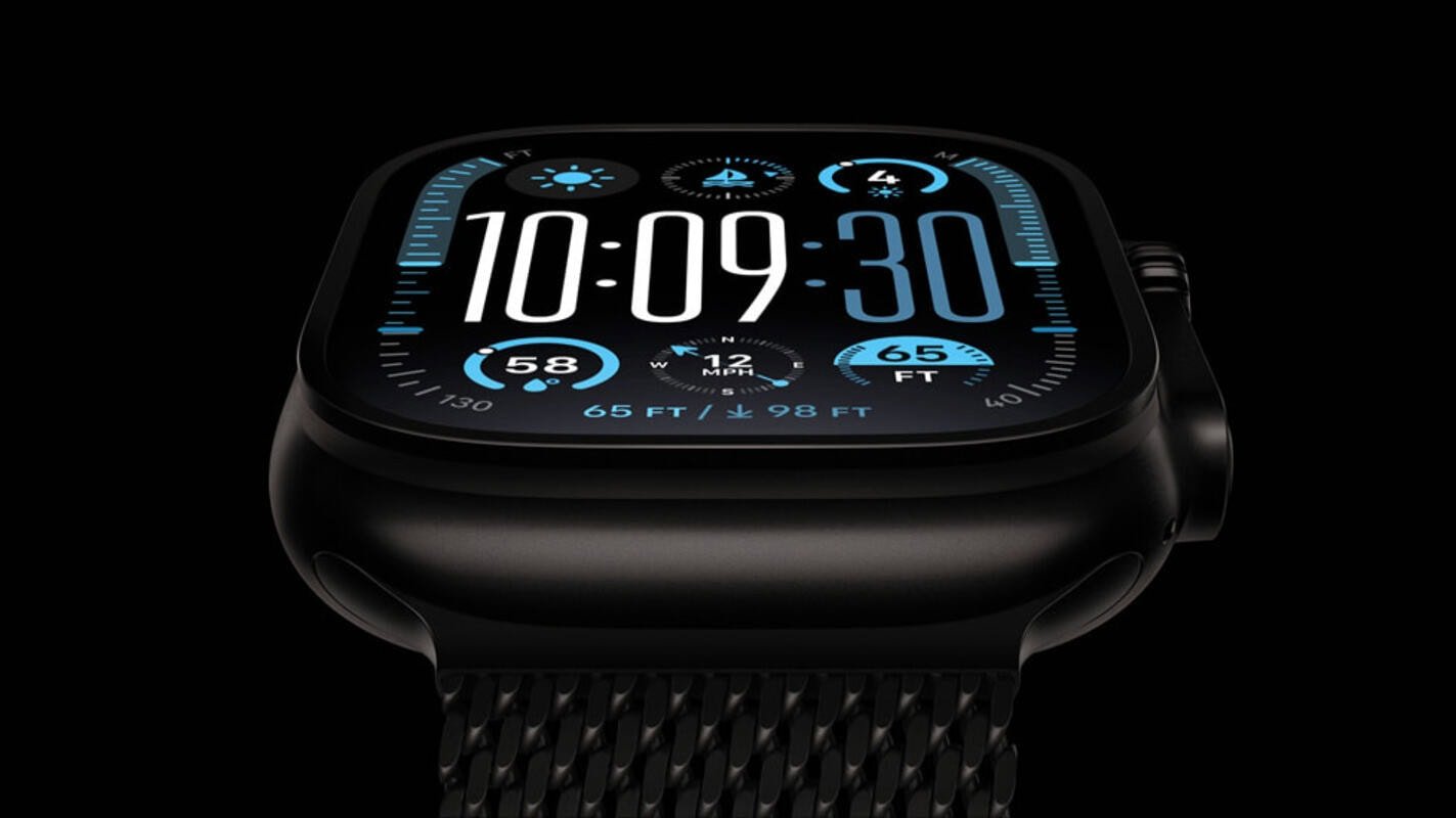 New Apple Watch Ultra 2 model with black titanium case and strap announced