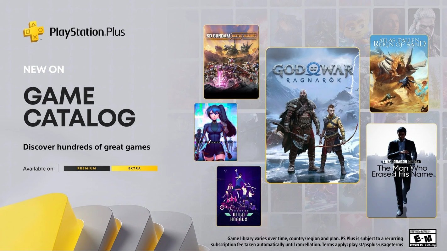 PS Plus Premium and Extra catalog replenishment in January 2025